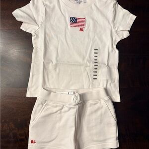 Baby Patriotic Short Set